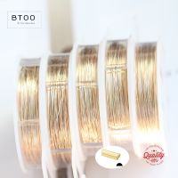 14K Gold Filled Half Round Wire One Meter Half Hard Gold Filled Beading Wire Handmade DIY Jewelry Making Findings Accessories