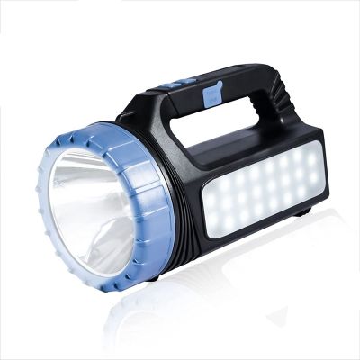 8000 Lumen Portable Solar Flashlight-Stepless Dimming Rechargeable Flashlight,2400Mah Capacity Flashlight