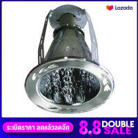 WH ดาวน์ไลท์ฝั้งฝ้าหน้าเงินพ้นทราย รีเฟร็กซ์เพชรขั้ว E27 รุ่น WL-P4016-(1SS/2SS/3SS)