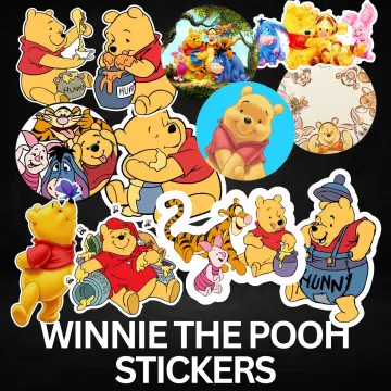 Winnie The Pooh Stickers 50pcs PVC Waterproof Cute Disney Vinyl