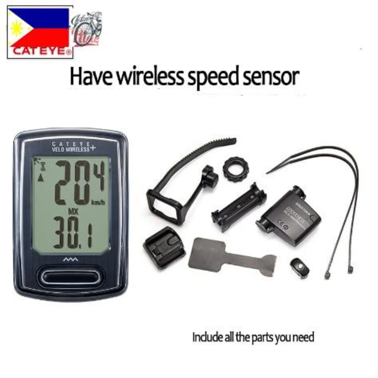 cateye velo wireless speed sensor