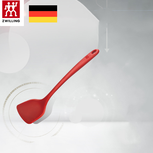 zwilling-non-stick-cookware-special-kitchen-spatula-red-kitchen-utensils-cooking-spatula-household-spatula-silicone-spatula