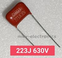 (20ตัว) 223J , 22nf , 0.022uf 630V Mylar Capacitor