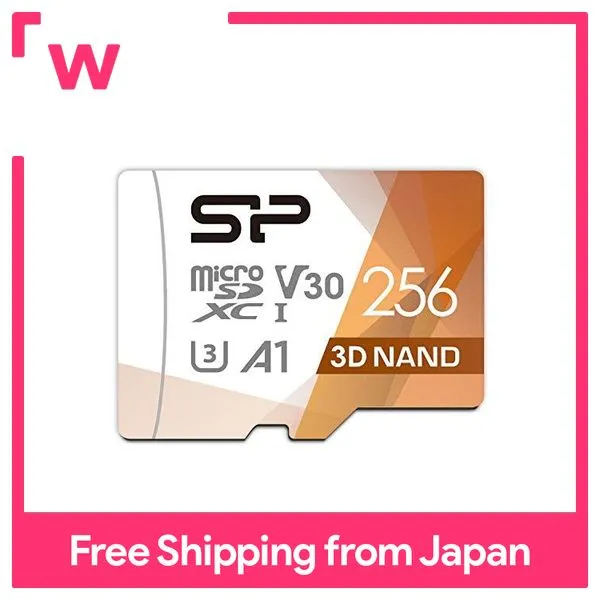 Silicon power microSD card 256GB class10 UHS1 U3 compatible Maximum reading 100MB/s 4K