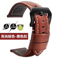 ▶★◀ Suitable for Panerai genuine leather watch strap handmade retro crazy horse leather watch strap mens high-end