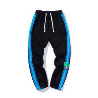 Pantalones Hombre ผู้ชาย Sweatpants ผ้าฝ้ายคุณภาพสูง Joggers กางเกงขายาวฤดูใบไม้ผลิและฤดูใบไม้ร่วงแฟชั่นชายกางเกงวิ่ง