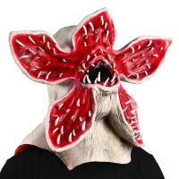 Stranger Things Horror Monster Full Head Corpse Flower Mask Demogorgon Latex Cosplay Prop Halloween Carnival Party Costume Props