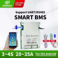 สมาร์ตบลูทูธ Bms 3S 4S 30A 20A 35A BMS พร้อมบลูทูธลิเธียม Batt แบตเตอรี่ที่มีความสมดุล