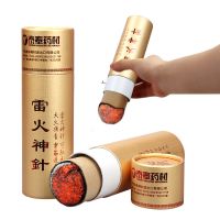 【】 IVY Enterprises ฟ้าร้องขนาดใหญ่ม้วน Moxa Moxibustion ด้วยยาจีนโบราณนวดบำบัด Moxa