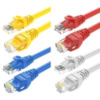 DDRR สายแพทช์กลม UTP ความเร็วสูงสายแพทช์ป้องกันสองชั้น RJ45สายเคเบิลอีเทอร์เน็ตสายเชื่อมเครือข่าย CAT5e