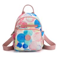 Fashion Nylon Backpack For Women Retro Multifunction Plaid School Shoulder Bags Lady Travel Backpack Bookbag for Girls