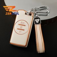 wenminr For Chery Tiggo 8 Arrizo 5 7 Pro EQ7 5x 3x Tiggo 7 Pro 2020 Gx Soft TPU Car Key Case Cover Shell Keychain Holder Accessories