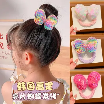 Cheap Headwear Large Intestine Big Hair Ties Elastic Bands Flower  Scrunchies Hair Rope Ponytail Holder