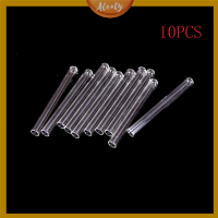 Aleaty? 10pcs 100 mm Glass blowing TUBE หลอดทดสอบผนังหนา4นิ้ว