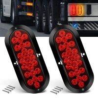 Trailer LED Tail Lights 24 LED Brake Lights Truck LED Turn Lights Truck Side Lights Suitable for Boat Trailer Trucks RV