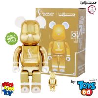 Bearbrick FIFA World Cup Qatar 2022 Gold 400% &amp; 100%