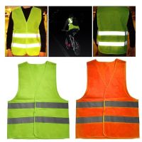 Car Reflective Clothing for Safety Vest Clothes Visibility Day Night Protective Vest for Running Cycling Traffic Fabric