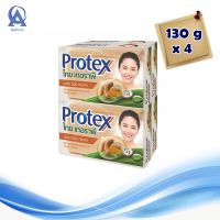 Protex Soap Thai Therapy Tamarind 130 g x 4. โพรเทคส์ สบู่ก้อน ไทยเทอราพี สูตรมะขาม ขมิ้น ทานาคา แพ็ค 130 กรัม แพ็ค 4 ก้อน