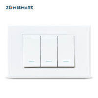 Zemismart Tuya WiFi สวิตช์ไฟ Smart Wall PUSH ปุ่มสวิทช์110V 240V interrupter Alexa Home Voice Control TIMER