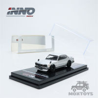 INNO 1:64 NISSAN SKYLINE 2000 GT-R (KPGC10) รถโมเดล Diecast เงิน