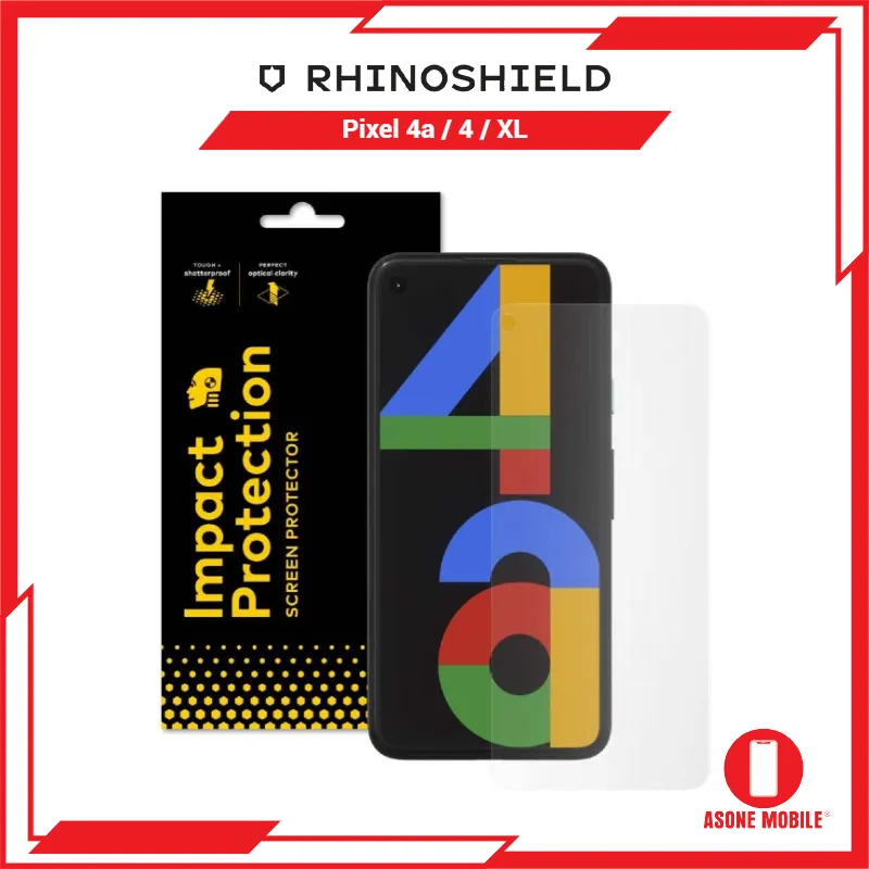 Original RhinoShield Impact Flex Pixel 4a / 4 / XL Screen Protector Impact  Protection - High Strength Impact Damping/Dispersion Technology - Clear and  Scratch Resistant Screen Protection | Lazada