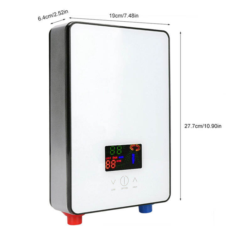 Instant Water Heater 220V 6500W Tankless Instant Electric Hot Water