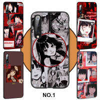 Casing หรับ OPPO A91 F15 A81 A92 A72 A52 A93 A94 Reno 2 2Z 2F 3 4 5 5K 6 4Z 6Z Lite Pro Plus A92S ni84 Kakegurui Yumeko Anime Pattern Phone เคสโทรศัพท์