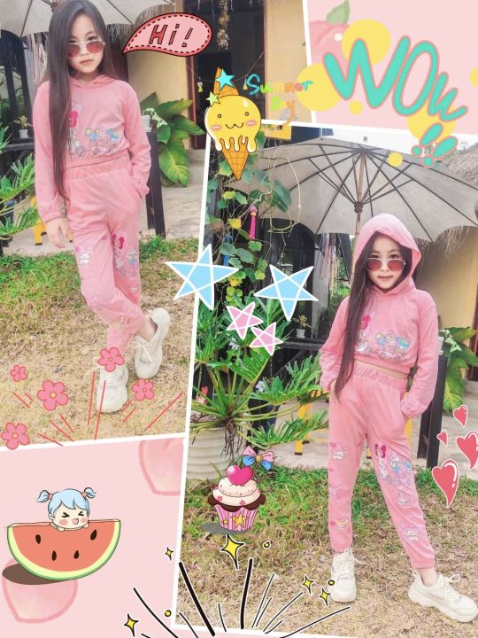 mymelody-ชุดเซ็ทมายเมโลดี้-งานจริงน่ารักมาก-สีชมพูน่ารักๆๆ-ผ้า-cotton-ไม่ร้อน-นุ่มมาก-งานรุ่นนี้ทรงสวยนะคะ