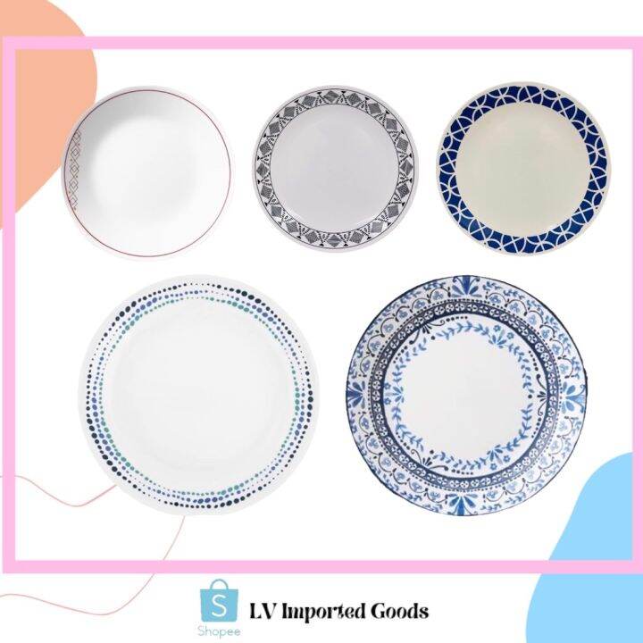 CORELLE Dinner Plates and Lunch Plates Lazada PH