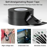 [HOT YONTTSAN HOT] Self Amalgamating Tape ยางกันน้ำ Self Adhesive Sealing Insulation Waterproof Tube Repair Weld Tape Fixing Cable Fixed