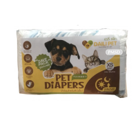 Daily Pet Diaper เดลี่ เพ็ท ผ้าอ้อมสุนัข Size XS 12 ชิ้น