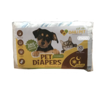 Daily Pet Diaper เดลี่ เพ็ท ผ้าอ้อมสุนัข Size L 8 ชิ้น