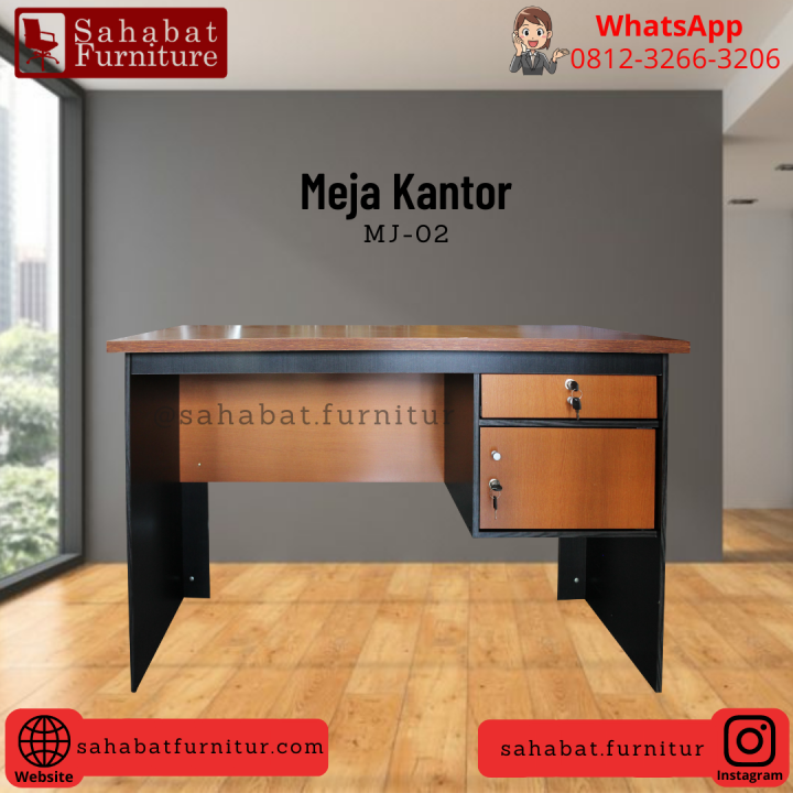 Meja Kerja Kantor Minimalis Meja Kerja Kantor Kayu MDF Murah