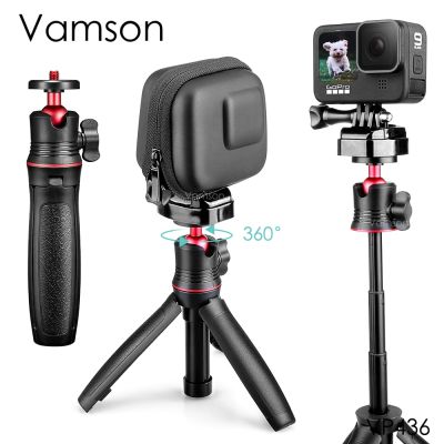 for Go pro Mini Selfie Stick Tripod Tabletop Stand for Gopro Hero 10 9 8 7 6 5 with Ball Head Extendable Handle Monopods
