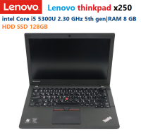 Lenovo thinkpad x250 / intel Core i5 5300U 2.30GHz 5th gen / RAM 8 GB / HDD SSD 128GB