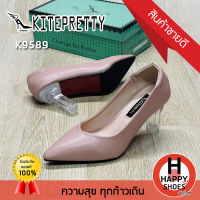 ?ส่งเร็ว?ส่งด่วน?สินค้าใหม่✨รองเท้าส้นสูงหญิง KITEPRETTY รุ่น K9589 ส้น 3 นิ้ว The charm is you สวย สวมใส่สบาย ทรงสวย