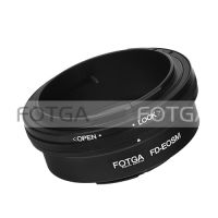 อะแดปเตอร์ Fotga วงแหวนสำหรับแคนนอน Fd Mount เลนส์สำหรับกล้อง Canon Ef-Eos M กล้องไร้กระจกสำหรับ Ef/เลนส์อีเอฟเอส