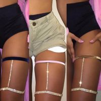 【CW】™■  Hot Rhinestone Chain Jewelry Thigh Waist for Night Leg