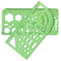 +【； Technical Architectural Template Practical House Plan Geometric Drafting Tool Professional Furniture Drawing Measuring Stencil