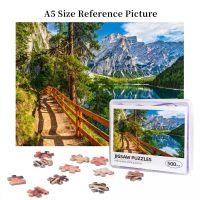 Pragser Wildsee, Italien Wooden Jigsaw Puzzle 500 Pieces Educational Toy Painting Art Decor Decompression toys 500pcs