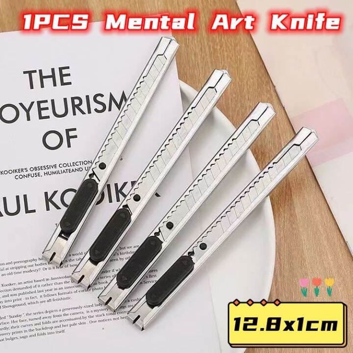 1Pcs Retractable Cutter Blade Knife 30° Stainless Steel for Cutting