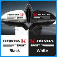 อุปกรณ์เสริมรถยนต์สติกเกอร์ตกแต่งกระจกด้านข้างรถยนต์สำหรับ Honda ไฟรถยนต์ซิวิคแอคคอร์ด HRV CRV BRV Odyssey Fit Fit Vezel BRIO Mobilio