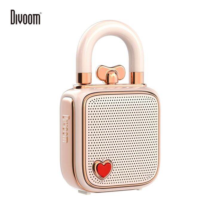 divoom-lovelock-ลำโพงบลูทูธไร้สายพกพาขนาดเล็กที่มีการบันทึก