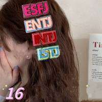 MBTI 16 hairpin 16 personality hair clip Y2K bobby pin Headdress Women ENTJ ISTP ISFP INFP ENTP Hair Accessories