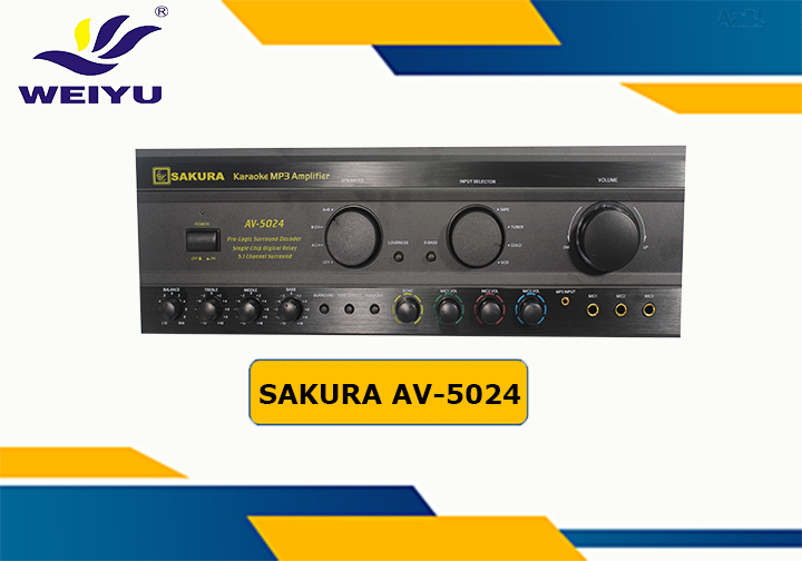 Sakura AV-5024 Amplifier (Black) | Lazada PH