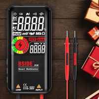 BSIDE LCD 9999 นับมัลติมิเตอร์แบบดิจิตอล AC DC NCV Tester สำหรับแรงดันไฟฟ้า (S11-Black)