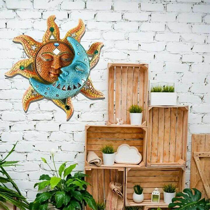 art-creative-sun-moon-statue-hanging-ornaments-decor-for-living-room-garden