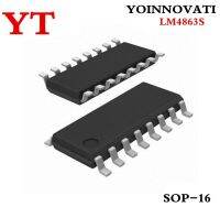 10PCS LM4863S LM4863 4863 SOP-16 IC AMP AUDIO PWR 3.2W AB 16SOIC คุณภาพดีที่สุด