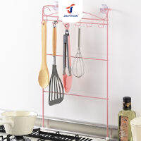 Kitchen Utensil Hanger ที่แขวนอเนกประสงค์อุปกรณ์ในครัว ลายกุหลาบ 9x31x31cm HD164