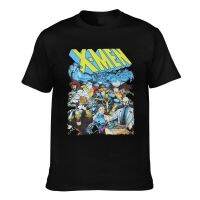 Marvel Cartoon X-Men Set Black New Mens Short Sleeve T-Shirt